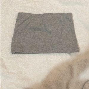 grey tube top